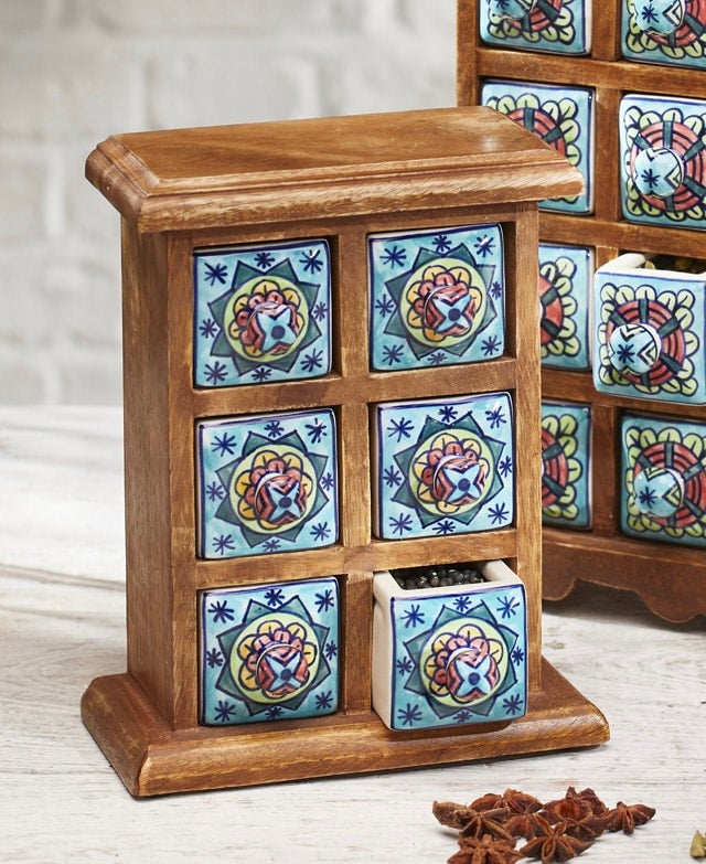 Ceramic spice chest outlet